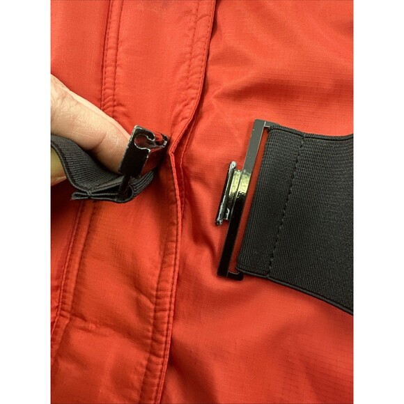 Lauren Active Ralph Lauren Red Ski Coat Zip Belted Jacket Snap Vintage Womens XL - Picture 14 of 16